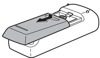 SHARP PN-V600 - Installing the batteries - 1