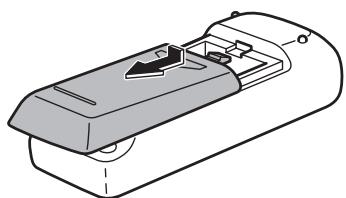SHARP PN-V600 - Einlagen der Batterien - 1