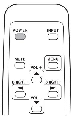 SHARP PN-V600 - Turning power on/off - 1