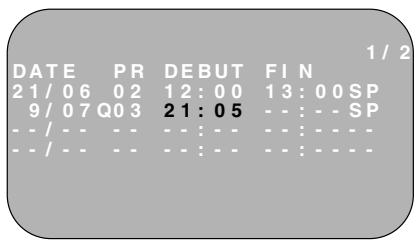 SHARP VC-MH750SM - Programmation d'un enregistrement - 1