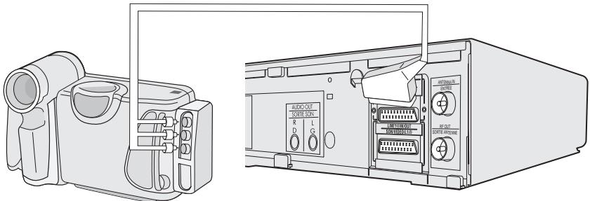 SHARP VC-MH75FPM - ENREGISTREMENT À PARTIR D'UN AUTRE APPAREIL - 1