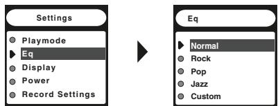 SHARP WA-MP40 - Equaliser setting - 3