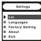 SHARP WA-MP40 - Changing the Lyric display - 1