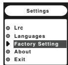 SHARP WA-MP40 - Reset the factory setting - 2