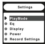 SHARP WA-MP40 - At main menu screen, press the  or  button to select "SETUP" and press the MENU button. - 4