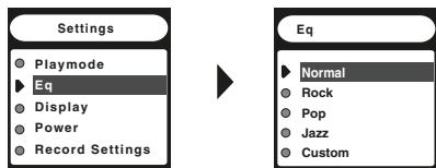 SHARP WA-MP400 - Equaliser setting - 3