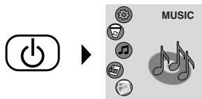 SHARP WA-MP400 - Press the POWER button to turn the power on. - 1