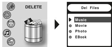 SHARP WA-MP400 - Deleting selected data - 1