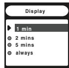SHARP WA-MP400 - Changing the screen display time - 2