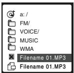 SHARP WA-MP400 - Deleting selected data - 3