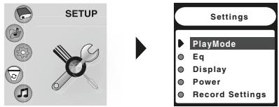 SHARP WA-MP400 - Equaliser setting - 2