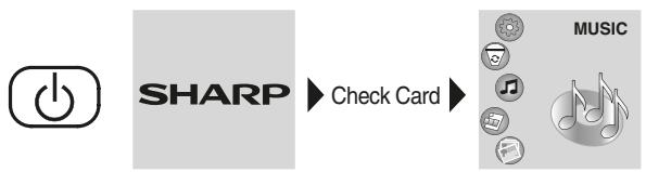 SHARP WA-MP400 - To turn on the unit - 1