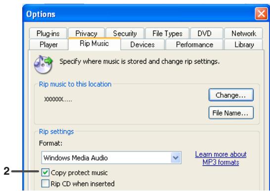 SHARP WA-MP400 - Ripping tracks from audio CD to PC - 2
