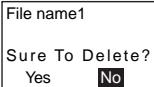 SHARP WA-MP50H - Deleting selected data - 8
