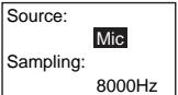 SHARP WA-MP50H - Changing file size and sound quality for recording - 10