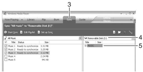 SHARP WA-MP50H - Deleting audio data stored on the unit - 2