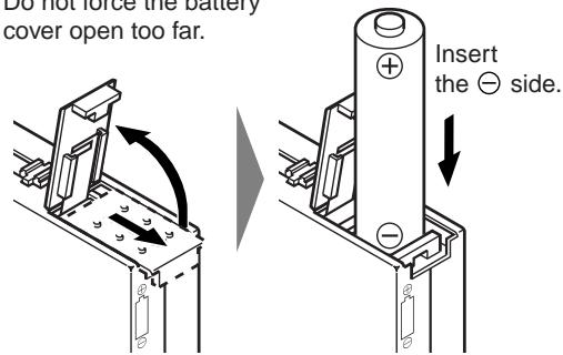 SHARP WA-MP50H - ■ Inserting the battery - 1
