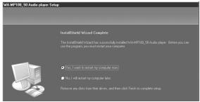 SHARP WA-MP50H - Installing a USB driver - 10