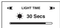 SHARP WA-TR30 - Changing the backlight lighting time - 2