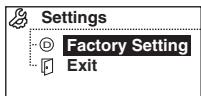 SHARP WA-TR30 - Reset the factory setting - 2