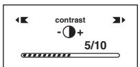 SHARP WA-TR30 - Changing the display contrast - 2