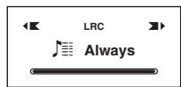 SHARP WA-TR300 - ■ Changing the Lyric display - 2