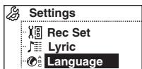 SHARP WA-TR300 - Changing the display language - 3