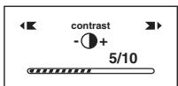 SHARP WA-TR300 - ■ Changing the display contrast - 2
