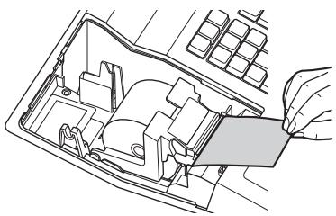 SHARP XE-A137 - Installing a Paper Roll - 8