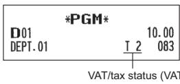 SHARP XE-A137 - ■ VAT/tax status - 3
