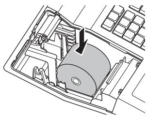 SHARP XE-A137 - Installing a Paper Roll - 6