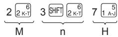 SHARP XE-A137 - [Example] For entry character "MnH" - 1