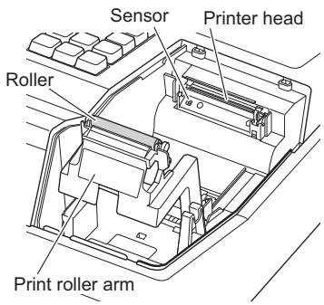 Sensor Printer head Roller Print roller arm