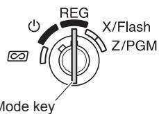 SHARP XE-A137 - Mode Switch and Mode key - 1