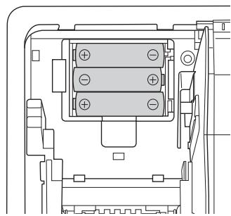 SHARP XE-A137 - Installing Batteries - 2