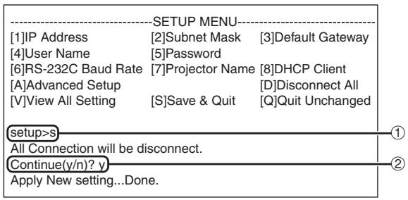 SHARP XG-C430X - ▼SETUP MENU - 1