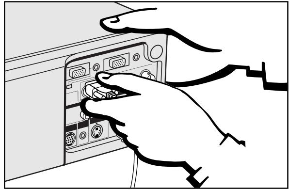 SHARP XG-NV6XU - Connecting the Projector to a Computer - 2