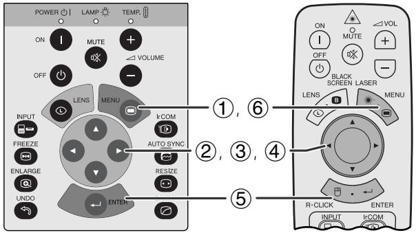 SHARP XG-NV6XU - On-screen Display Override Function - 5