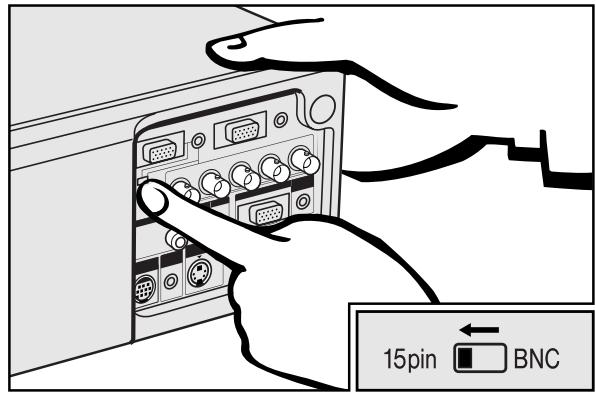 SHARP XG-NV6XU - Connecting the Projector to a Computer - 1