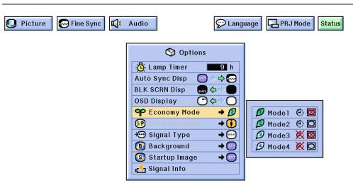 SHARP XG-NV6XU - On-screen Display Override Function - 6