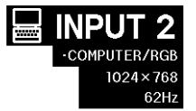 SHARP XG-NV6XU - INPUT 2 Mode - 1
