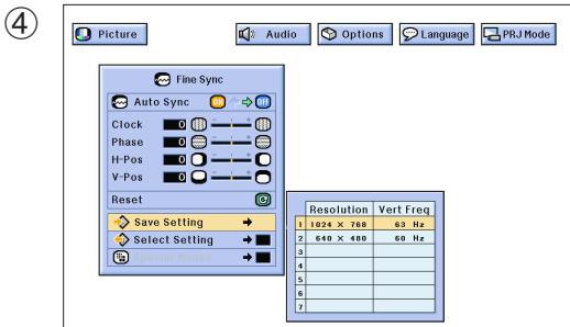 SHARP XG-NV6XU - (GUI) On-screen Display - 3