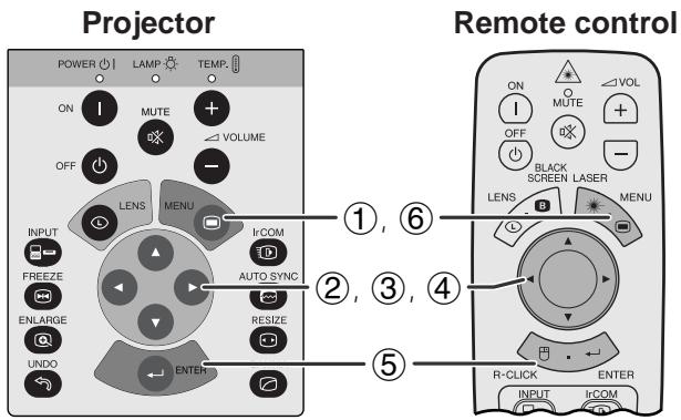 SHARP XG-NV6XU - Selecting a Startup Image - 1