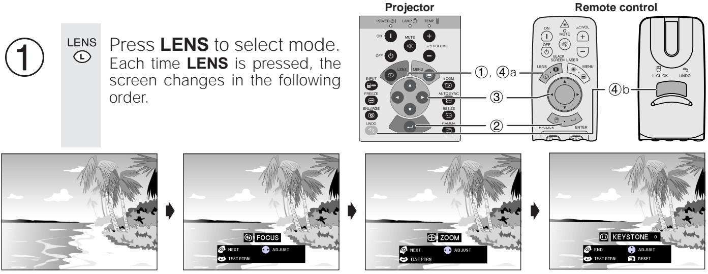 SHARP XG-NV6XU - Digital Lens Adjustment - 1