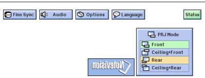 SHARP XG-NV6XU - GUI) On-screen Display - 3