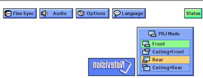 SHARP XG-NV7XU - GUI) On-screen Display - 3