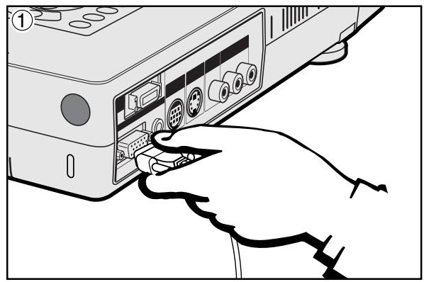 SHARP XG-NV7XU - To a computer using the standard 15-pin (VGA) input - 1