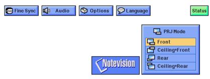 SHARP XG-NV7XU - GUI) On-screen Display - 1