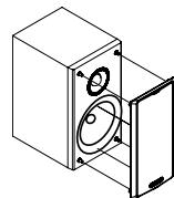 SHARP XL-BD601PH - Speaker grilles are removable - 1