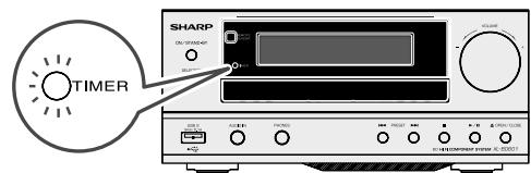 SHARP XL-BD601PH - Before setting timer: - 2